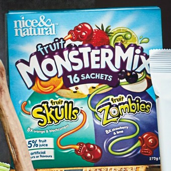 Woolworths Nice & Natural Fruit Mix 272-280g Pk 16 offer