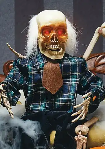 Woolworths Halloween Deluxe Animated Skull offer