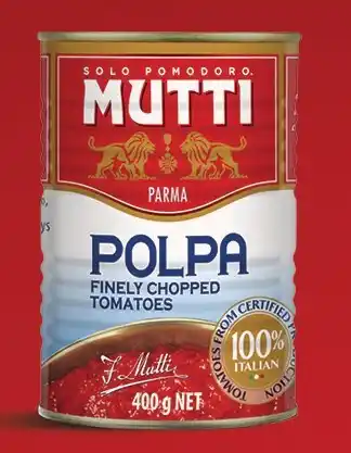 IGA Mutti Polpa Finely Chopped Tomatoes 400g offer