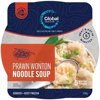 IGA Global Seafoods Prawn Wonton Noodle Soup 258g offer