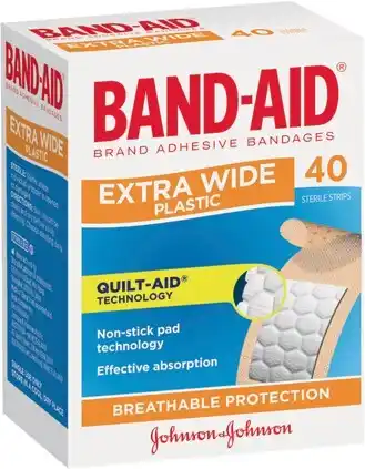 IGA Band-Aid Extra Wide Plastic Strips 40 Pack offer