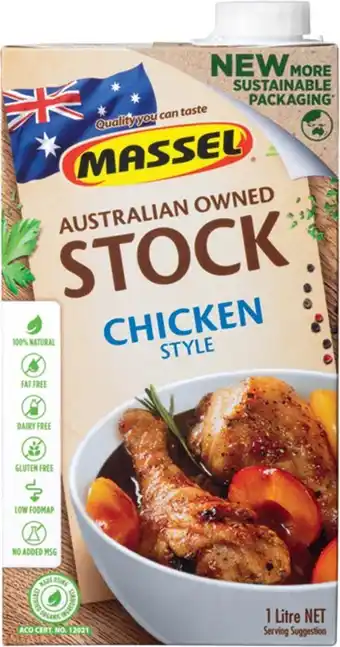 IGA Massel Liquid Stock 1 Litre Selected Varieties offer