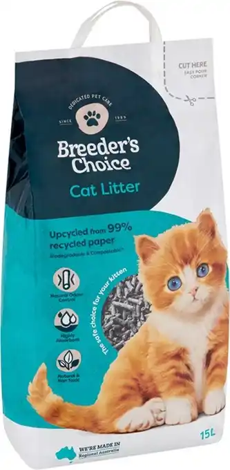 IGA Breeders Choice Cat Litter 15 Litre offer