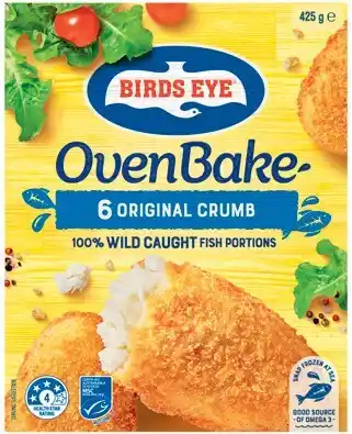 IGA Birds Eye Oven Bake Fish 425g Selected Varieties offer