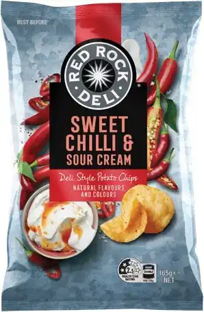 IGA Red Rock Deli Chips 150‑165g Selected Varieties offer