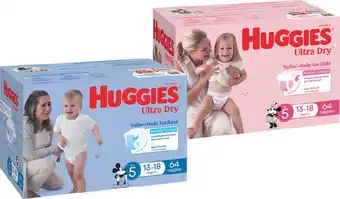 IGA Huggies Nappies or Nappy Pants 46‑108 Pack Selected Varieties offer