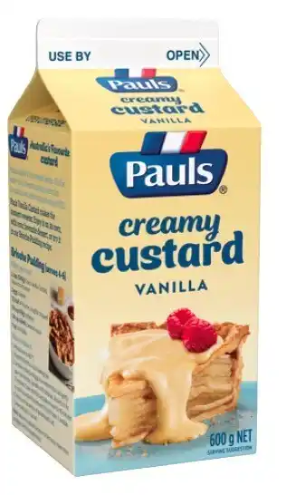 IGA Pauls Vanilla Custard 600g offer