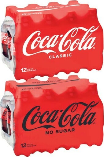 Coles Coca-Cola Soft Drink 12x300mL offer