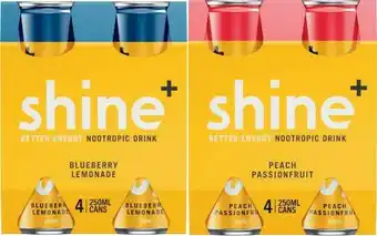 Coles Shine + Nootropic 4x250mL offer