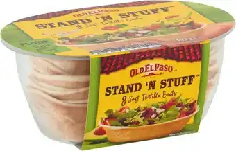 Coles Old El Paso Stand ‘N Stuff Tortillas 8 Pack 193g offer