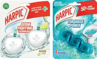 Coles Harpic Colour Toilet Cleaner 39g, Germ Fighting 2 Pack or Eco Fresh In Bowl 2 Pack offer