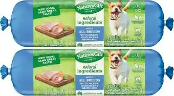 Coles Nature’s Gift Deli Roll Dog Food 200g offer