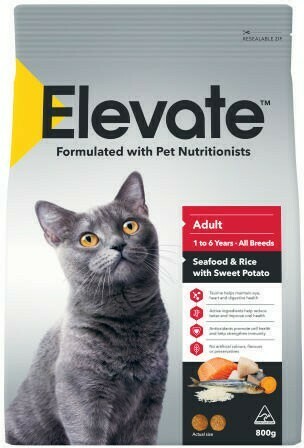 Coles Elevate Dry Cat Food 800g offer