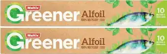 Coles Multix Greener Recycled Alfoil 10m offer