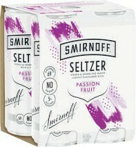 Coles Smirnoff Seltzer Passionfruit Cans 4x250mL offer