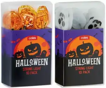 Coles LED String Lights 10 Pack offer