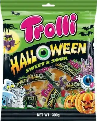 Coles Trolli Halloween Sweet & Sour 300g offer