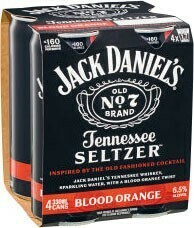 Coles Jack Daniel’s & Blood Orange Tennessee Seltzer Cans 4x330mL offer