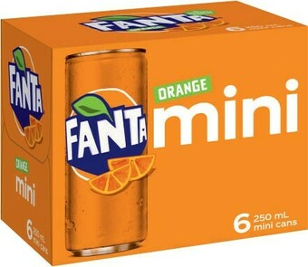 Coles Coca-Cola, Fanta or Sprite Mini Soft Drink 6x250mL offer