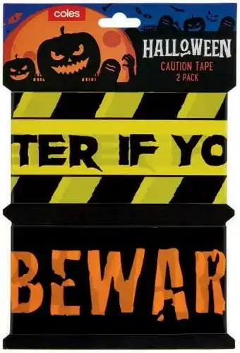 Coles Caution Tape 2 Pack offer