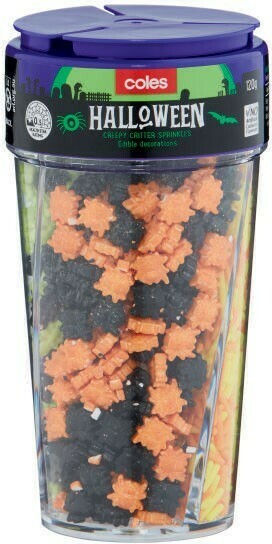 Coles Coles Halloween Creepy Critter Sprinkles 120g offer