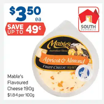 Foodland Mable's Flavoured Cheese 190g offer