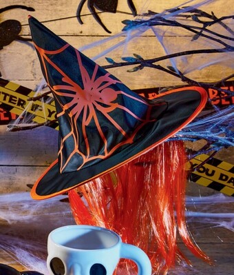 Coles Witch Hat with Hair offer