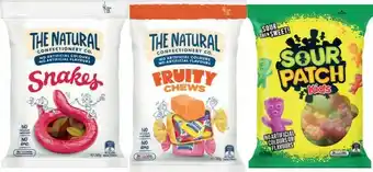 Coles The Natural Confectionery Co. or Sour Patch Family Bag 180g-260g offer