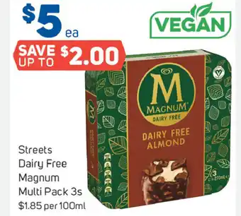 Foodland Streets Dairy Free Magnum Multi Pack 3s offer