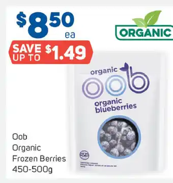 Oob Organic Frozen Berries 450-500g
