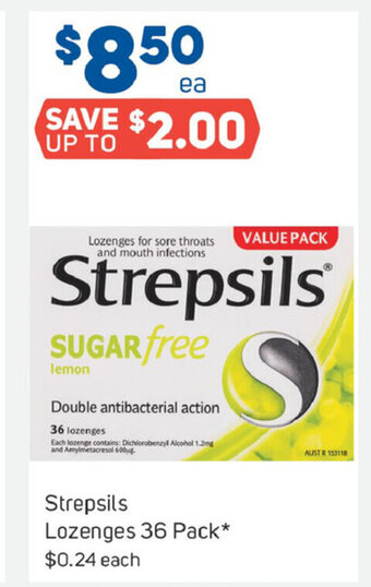 Foodland Strepsils Lozenges 36 Pack offer