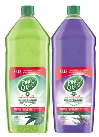 Coles Pine O Cleen Disinfectant Multipurpose Liquid 1.25 Litre offer