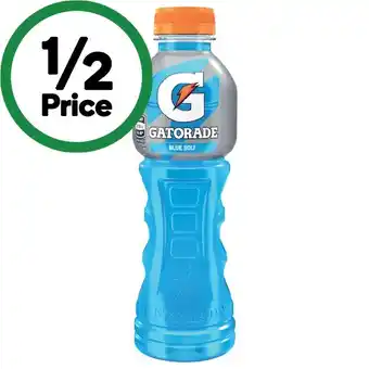 Woolworths Gatorade Sports Drink 600ml or G-Active Flavoured Water 600ml offer