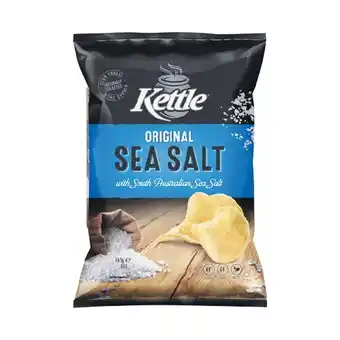 Woolworths Kettle Chips 150-165g or Kettle Native Chips 150g offer