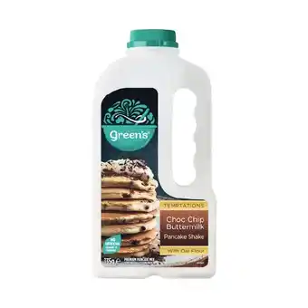 Woolworths Green's Premium Pancake Shake 300g-325g offer