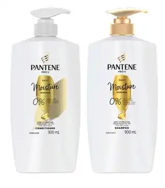 Coles Pantene Shampoo or Conditioner 900mL offer