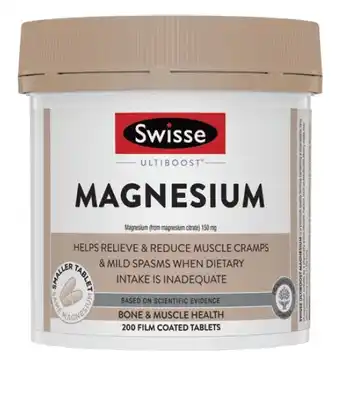 Coles Swisse Ultiboost Magnesium 200 Pack^ offer