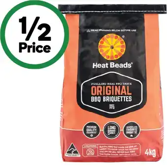 Woolworths Heat Beads Original 4 kg offer