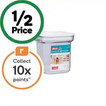 Woolworths Decor Pantry Style & Organise Square 710ml offer