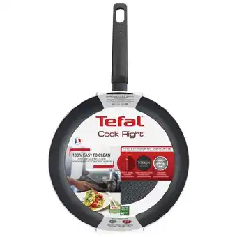 Woolworths Tefal Cook Right Black Frypan 32cm offer
