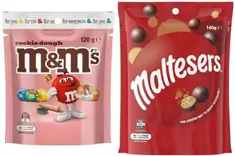Coles Mars M&M's, Maltesers or Pods 120g-180g offer