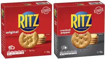 Coles Ritz Crackers 227g offer