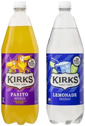 Coles Kirks Soft Drink 1.25 Litre offer