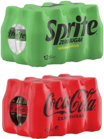 Coles Coca-Cola, Sprite or Fanta Soft Drink 12x300mL offer