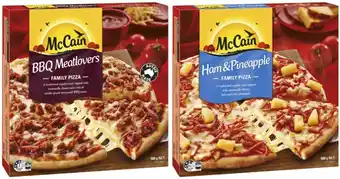 Coles McCain Family Pizza 490g-500g offer
