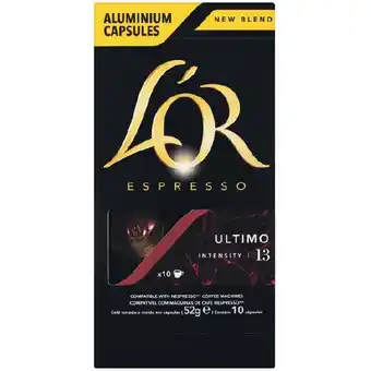 Woolworths L'OR Espresso Capsules Pk 10 offer