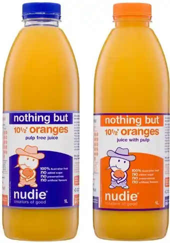 Coles Nudie Juice 1 Litre offer