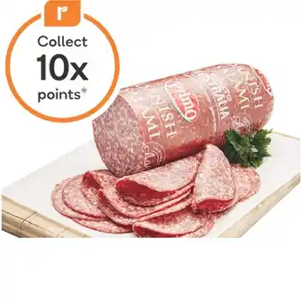 Woolworths Primo Danish Salami – Sliced or Shaved – From the Deli offer
