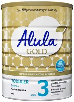 Coles Alula Gold Toddler Stage 3 Milk Drink 900g offer