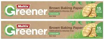 Coles Multix Greener Baking Paper 15 Metres offer